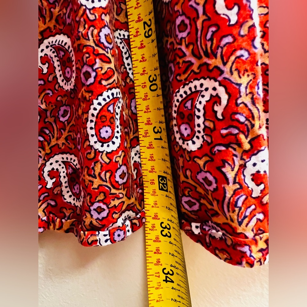 Veronica Beard Jesila Patchwork Paisley Cotton Mini Dress Size M - Picture 7 of 7
